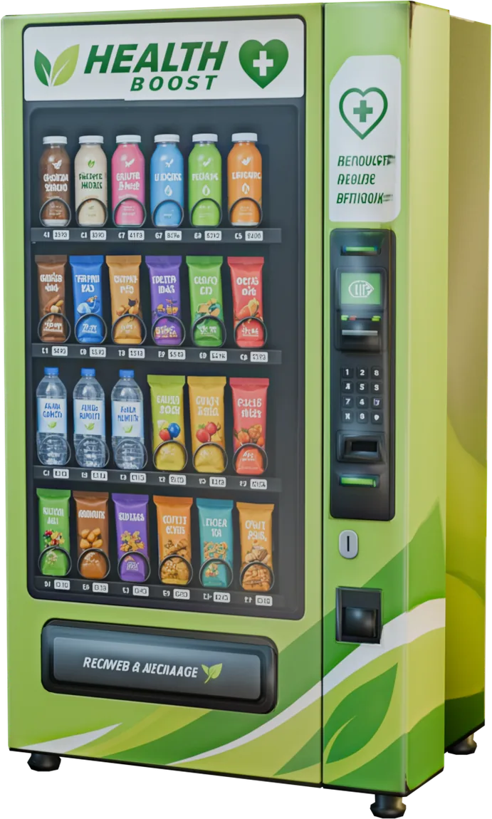 The Health Boost perk vending machine from Damn, Zombies, standing in the compound.