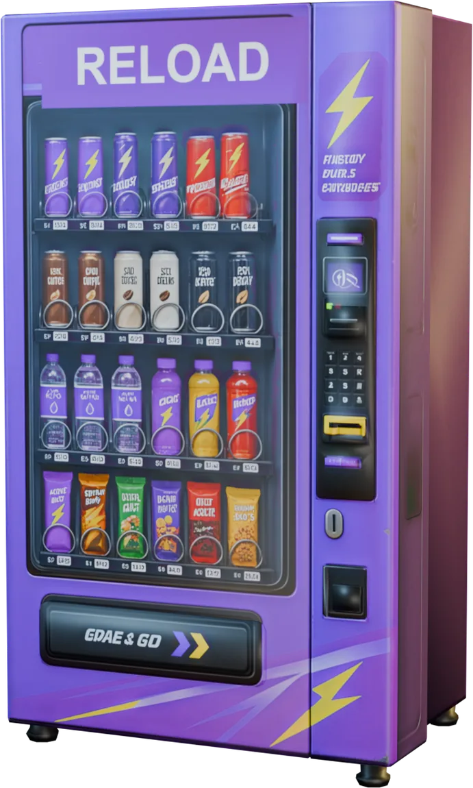 The Just-In-Time perk vending machine from Damn, Zombies, standing in the compound.