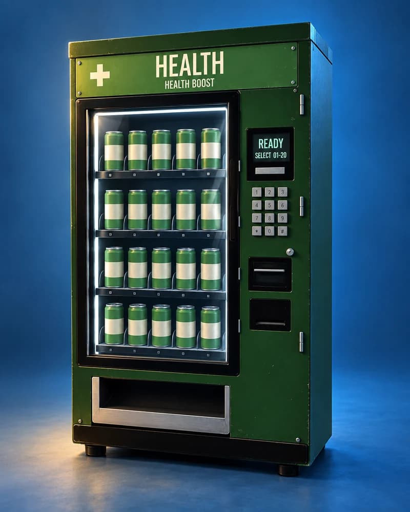 Health Boost vending machine from Damn, Zombies.