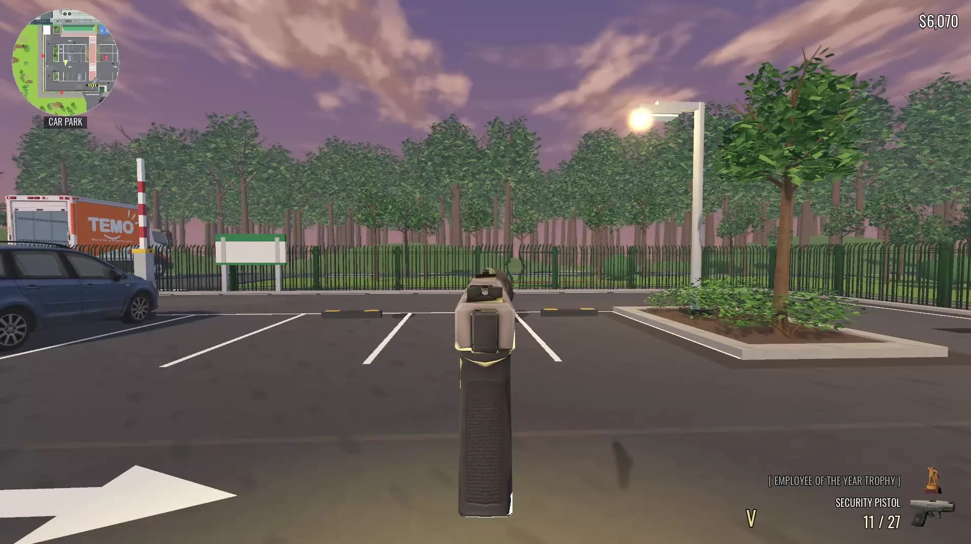 Hold the car park as undead staff close in