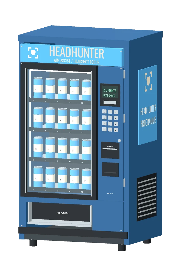 Headhunter Programme vending machine from Damn, Zombies.