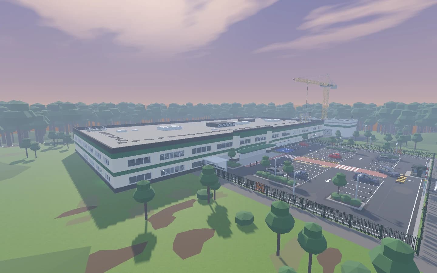 The office and its surroundings: before the visual update